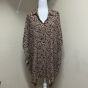 Kimono , tunic top, cover up. Top can be worn a million ways.